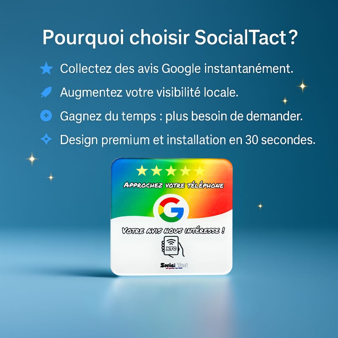 Plaque Avis Google