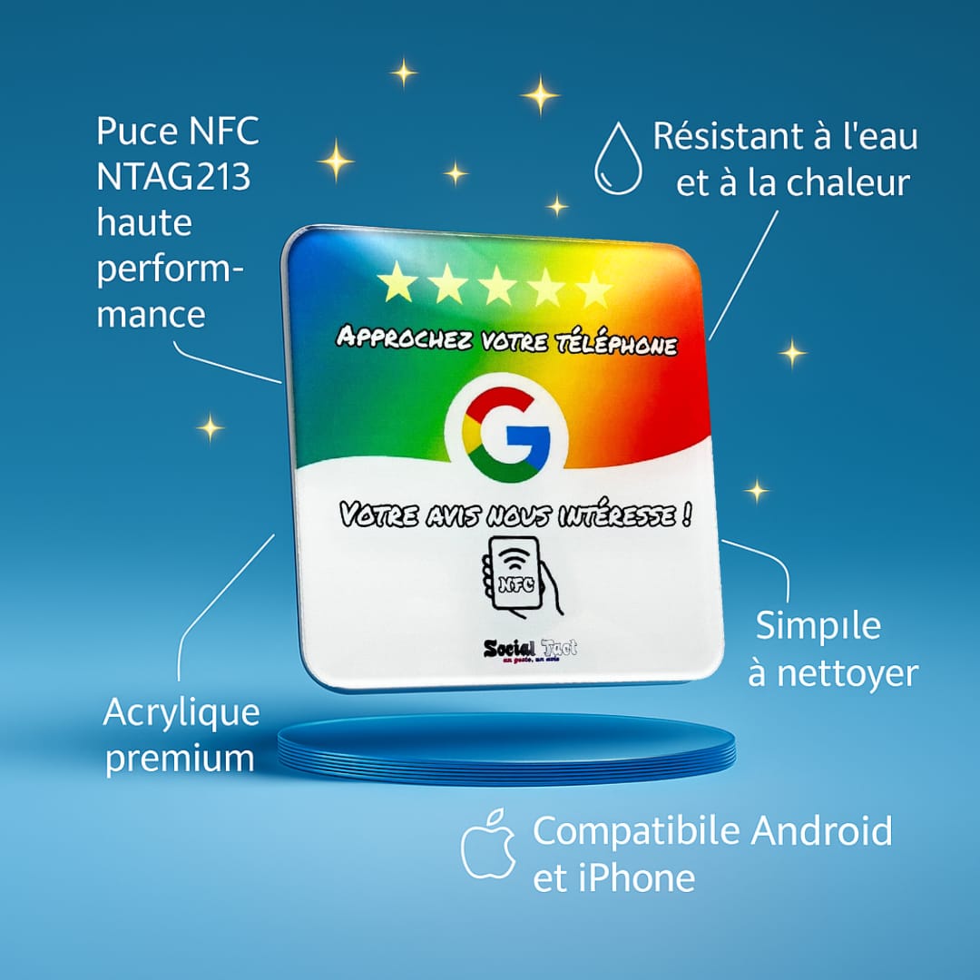 Plaque Avis Google